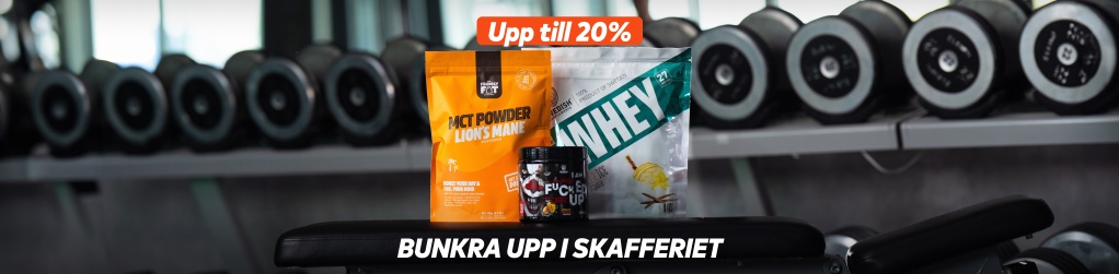 Kosttillskott och livsmedel - upp till 20%